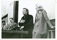 Cassavetes, John with Gena Rowlands at McGuinn Hall