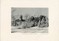 Gasson Hall and Saint Mary&#39;s Hall in winter by Clifton Church