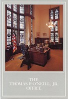 Bapst Library interior: Thomas P. O&#39;Neill, Jr., Office, postcard