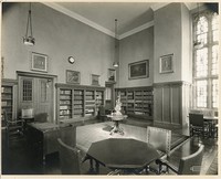 Bapst Library interior: Lonergan Center