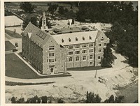 Devlin Hall exterior: aerial view