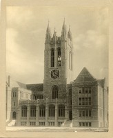 Gasson Hall exterior: front close up by Clifton Church