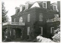 Hovey House exterior with ivy