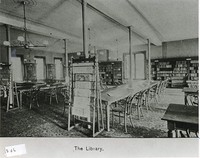Boston College South End campus interior: library
