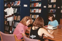 O&#39;Neill Library interior: students studying at table