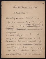 Image: Untitled manuscript and notes, 1897, undated