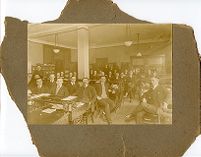 Unidentified faculty members in Devlin Hall