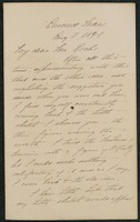 Letter, August 3, 1893, Daniel Chester French to James Jeffrey Roche