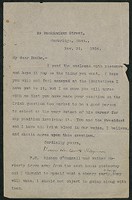 Letter, November 21, 1904, Thomas Wentworth Higginson to James Jeffrey Roche