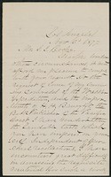 Letter, November 3, 1877, E. G. C. Kerven to James Jeffrey Roche