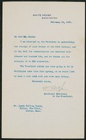Letter, February 26, 1902, Theodore Roosevelt to James Jeffrey Roche