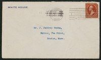 Envelope, April 2, 1902, Theodore Roosevelt to James Jeffrey Roche