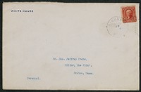 Envelope, undated, Theodore Roosevelt to James Jeffrey Roche