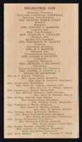 Image: Philomatheia Club membership, committees, and events list, undated