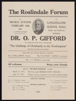 Image: Roslindale Forum poster, 1916 February 14