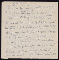 Image: "The Red Flag," notes, undated