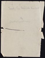 "Twenty-Five Socialists Answered," manuscript draft