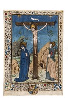 [Illumination of the Crucifixion from a Missal : use of Troyes]