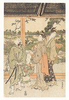 Votive Picture Hall at Mukōjima, woodblock print, ink and color on paper