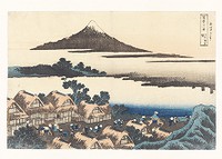 Dawn at Isawa in Kai Province from the series Thirty-six Views of Mount Fuji, woodblock print, ink and color on paper