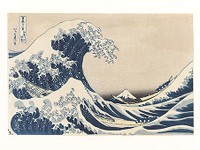 Under the Wave off Kanagawa from the series Thirty-six Views of Mount Fuji, woodblock print, ink and color on paper