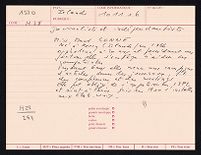 Image: Correspondence written while in Paris regarding publishing and a monument to Augusta Holmes, approximately 1903, undated