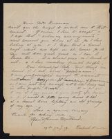 Image: Correspondence to Mrs. Kirwan, 1949 January 19