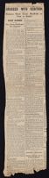 Image: Newspaper clipping: "Charged with Sedition: Madame Maud Gonne Macbride on Trial in Dublin", 1929 November 28