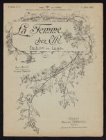 Image: Article and interview, "Les Femmes Célèbres: Miss Maude Gonne, Patriote Irelandaise," by Baron de L'Epine in La Femme Chez Elle, 1902 July 1
