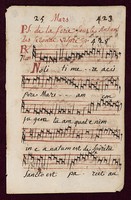 Missal leaf, France, handwritten on paper