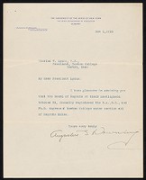 New York State Department of Education to Charles W. Lyons