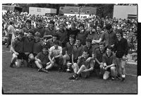 Ulster Football Final (Gaelic), team and crowd, Clones, County Monaghan