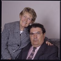 John Hume, portraits with his wife Pat