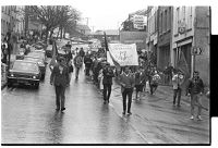 Sinn Fein parade and march, including Danny Morrison, Downpatrick