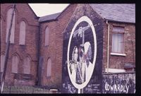 Sinn Fein wall mural, West Belfast