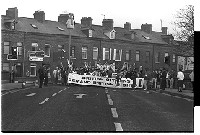 Anti-Anglo-Irish Agreement march, including Ian Paisley, Andy Tyrie, and Davey Payne, from Derry to Belfast