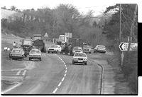 Loyalist Day of Action against Anglo-Irish Agreement, tractor cavalcade with Ian Paisley, outside Carryduff, Belfast