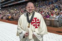 International Eucharistic Congress, 50th, Fergal Mc Grady from Downpatrick, at the Final Day Ceremony, Croke Park Gaelic Athletic Association (GAA) Stadium, Dublin