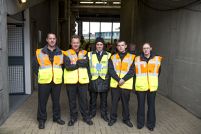 International Eucharistic Congress, 50th, security men at the Final Day Ceremony, Croke Park Gaelic Athletic Association (GAA) Stadium, Dublin