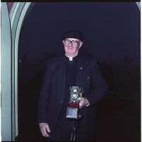 Downpatrick priest with his camera