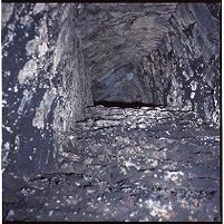 Chimney, dated to 1798 Rebellion, Denver&#39;s Hotel, Downpatrick,