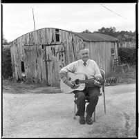 Joe Hoey, country singer, at home, Brookeborough, County Fermanagh