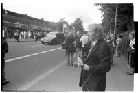 Funeral for Joe Cahill, republican, procession and mourners including Gerry Adams, Martin McGuinness, and Annie Cahill